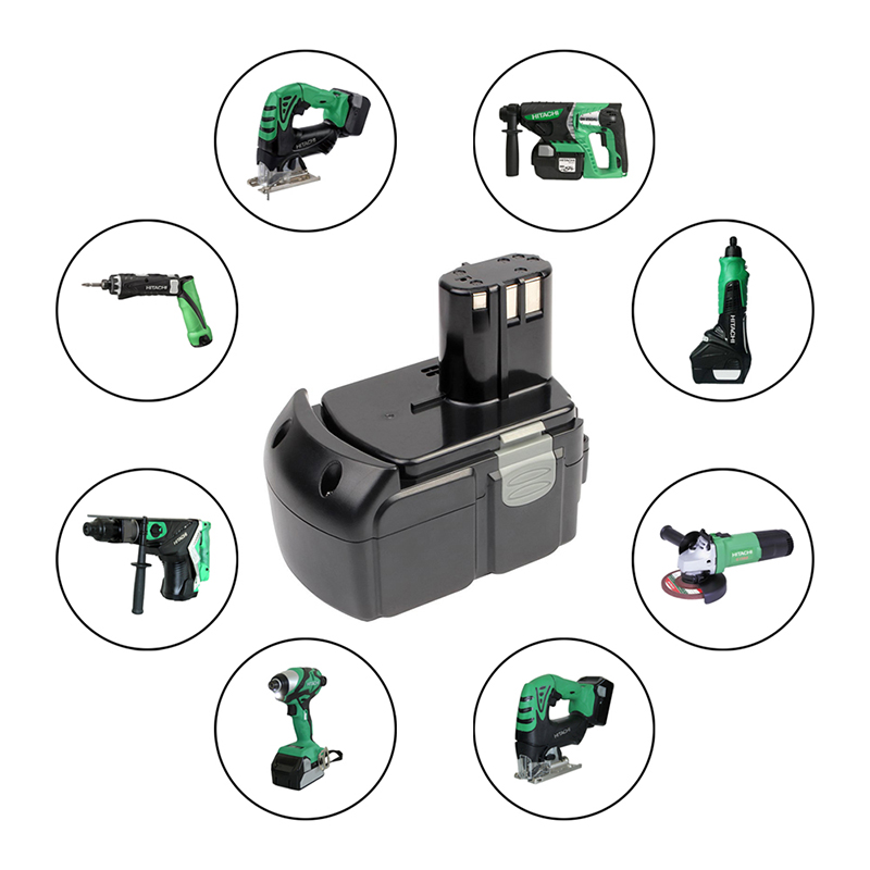 Công cụ không dây trực tuyến Pin Cửa hàng Pin Li-ion 18V 3000mAh cho Hitach BCL1830, EBM1830